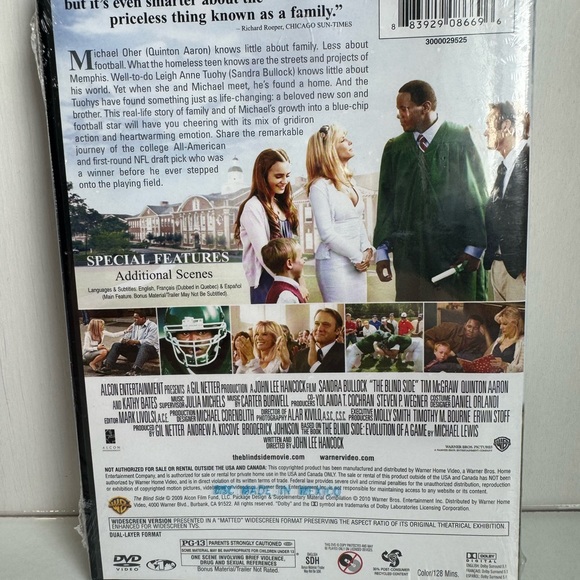 “NEW SEALED” THE BLIND SIDE STARRING SANDRA BULLOCK. TRUE STORY OF MICHAEL OHER - Picture 2 of 2